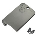Coque compatible renault carte 2 boutons grise sans lame Coque compatible renault carte 2 boutons grise sans lame