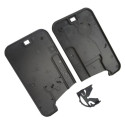 Coque compatible renault carte 2 boutons grise Coque compatible renault carte 2 boutons grise