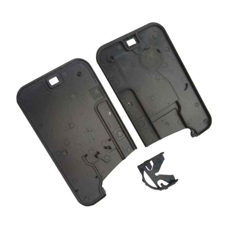 Coque compatible renault carte 2 boutons grise