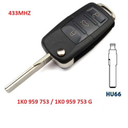 Aftermarket Remote Key Volkswagen™ 1K0959753G