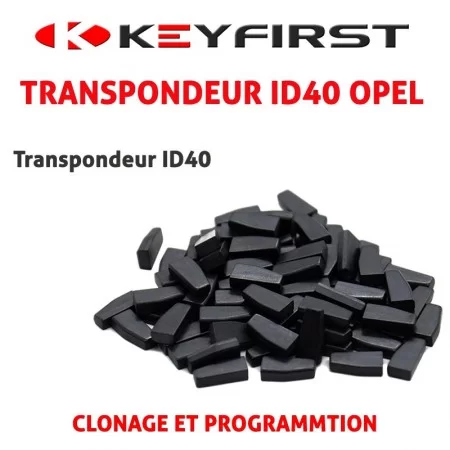 Transpondeur ID40 Opel