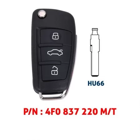 Télécommande compatible Audi A6 2004-2009 4F0837220M