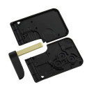 REN-H3B - Coque Renault carte 3 boutons noire REN-H3B - Coque Renault carte 3 boutons noire