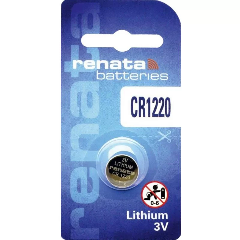 LiCB CR1220 Battery Pile au Lithium 3V CR 1220 Pile Bouton (20 pièces)