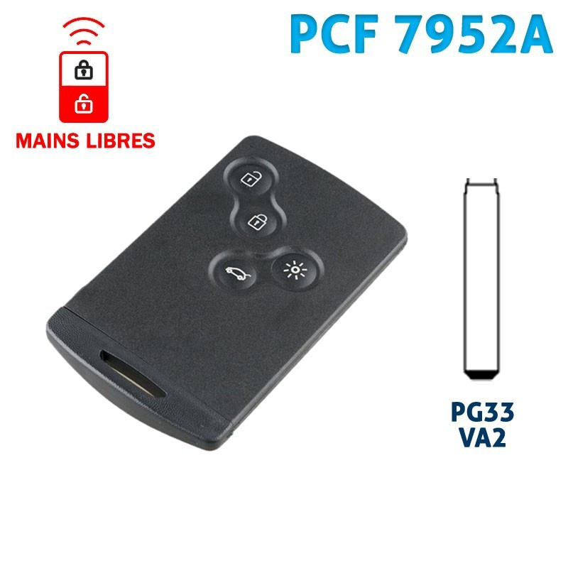 Carte Mains Libres Renault Koleos de 2008 à 2016