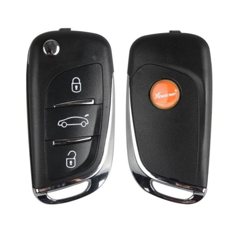 XEDS01EN Clé Télécommande de voiture Universelle XHORSE avec transpondeur Superchip pour VVDI | XHS-03