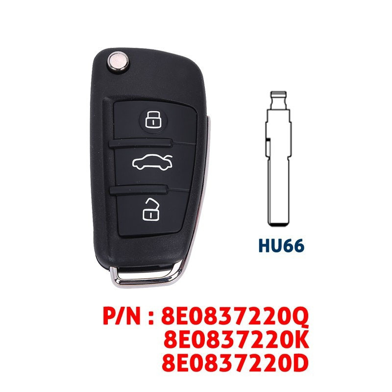Télécommande Compatible Audi A4 A6 2004-2008  8E0837220Q/K/D