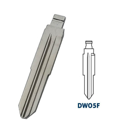 Lame CHEVROLET compatible télécommande universelle | DWO5F (gauche) Lame CHEVROLET compatible télécommande universelle | DWO5F (gauche)