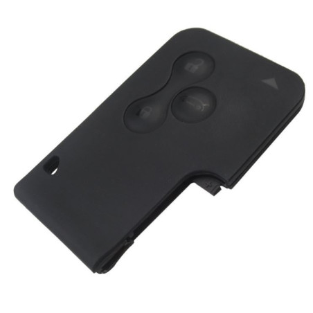 REN-H3 - Coque compatible Renault carte 3 boutons noire sans lame REN-H3 - Coque compatible Renault carte 3 boutons noire sans lame