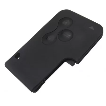 REN-H3 - Coque compatible Renault carte 3 boutons noire sans lame