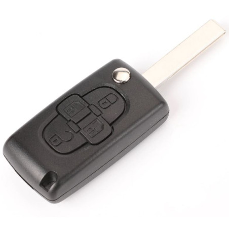 Coque clé Peugeot 807 de 2006 à 2014 - 4 boutons - PSA-E42C - Pile sur circuit - Keyfirst