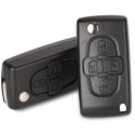 Coque clé Peugeot 807 de 2006 à 2014 - 4 boutons - PSA-E42C - Pile sur circuit - Keyfirst Coque clé Peugeot 807 de 2006 à 2014 - 4 boutons - PSA-E42C - Pile sur circuit - Keyfirst