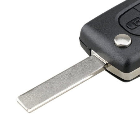 Coque clé Peugeot 807 de 2006 à 2014 - 4 boutons - PSA-E42C - Pile sur circuit - Keyfirst