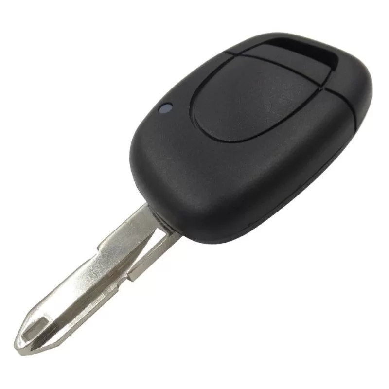 Coque de clé adaptable pour Renault Laguna / Clio 1 bouton, pile 2016 - Feu  Vert