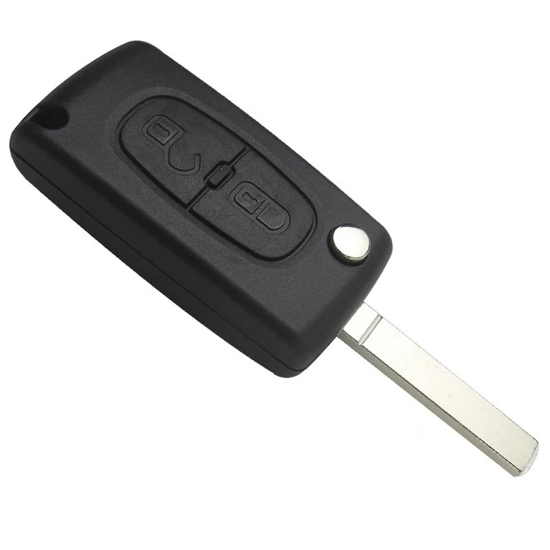 Acheter Coque de clé télécommande à rabat pour clé de voiture, étui pour Peugeot  308 207 307 3008 5008 807 et citroën C2-C6 C8