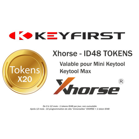 Xhorse - ID48 Tokens X20 Xhorse - ID48 Tokens X20