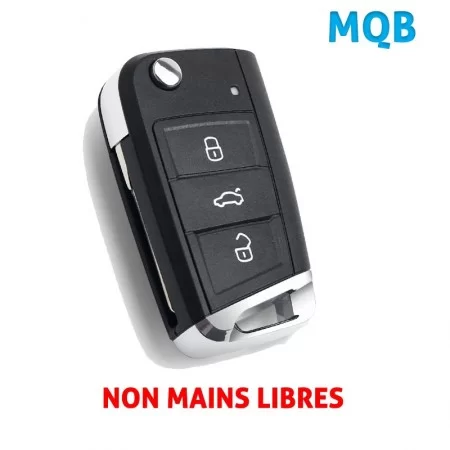 VW-CIR10 - Télécommande Volkswagen Seat Skoda NON MAINS LIBRES MQB ID48