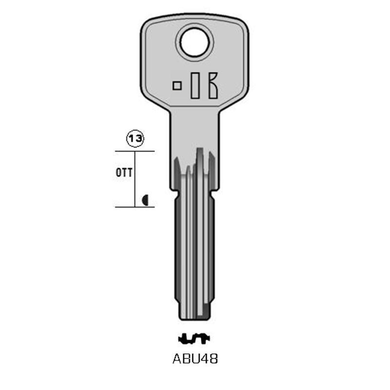 ABU48 - CLES MICROPOINTS KEYLINE S/AB48 J/CI-26