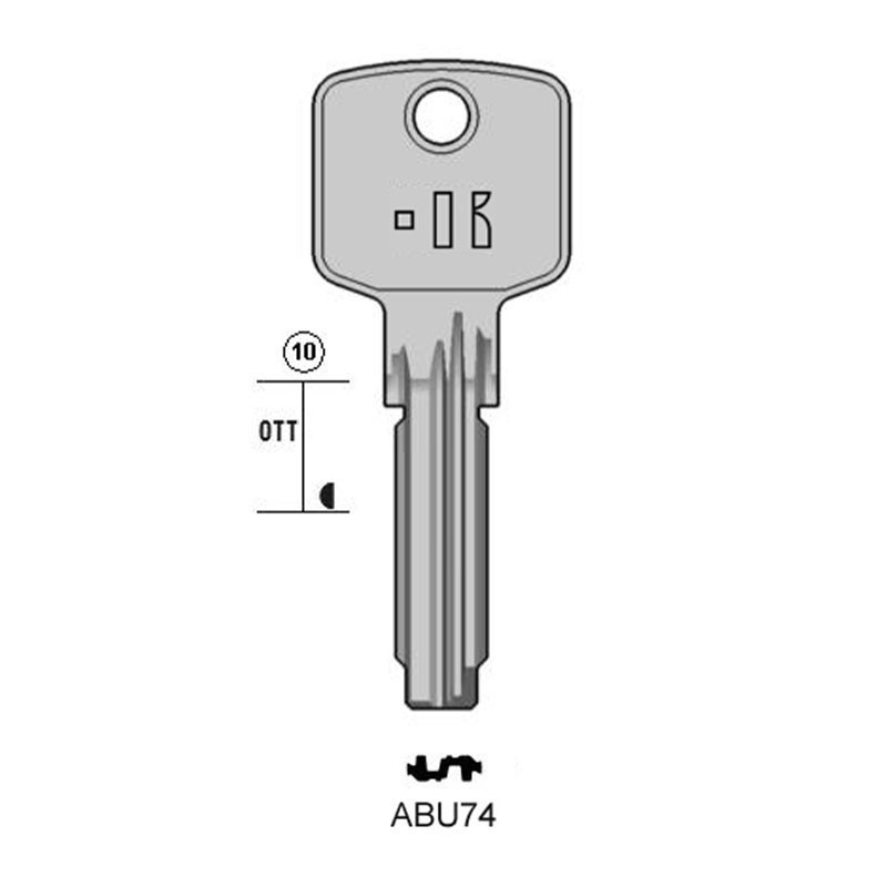 ABU74 - CLES MICROPOINTS KEYLINE S/AB74