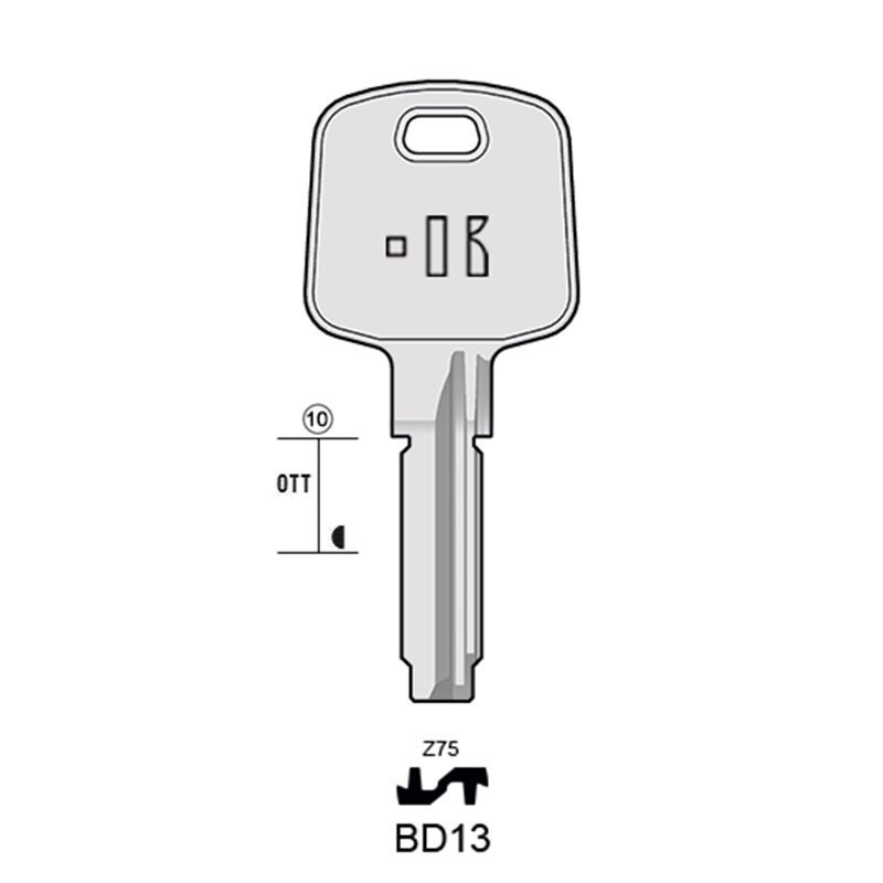 BD13 - CLES MICROPOINTS KEYLINE S/BD13 J/BRI-28