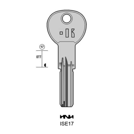 ISE17 - CLES MICROPOINTS KEYLINE S/IE17 J/IS-10