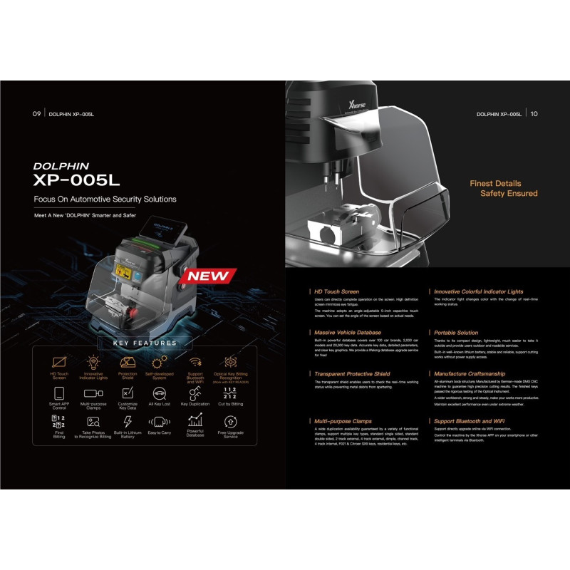 XHORSE Dolphin XP005L Auto Schlüsselmaschine