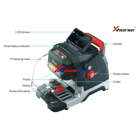 Xhorse Dolphin XP005L – Máquina automática de corte de llaves con pantalla táctil