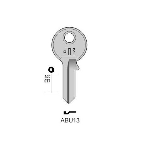 ABU13 - CLES PLATES ACIER KEYLINE S/AB13 J/ABU12I