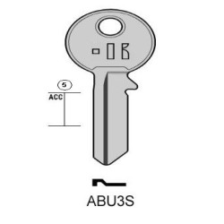 ABU3S - CLES PLATES ACIER KEYLINE S/AB14R J/ABU-4D