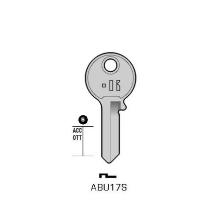 ABU17S - CLES PLATES ACIER KEYLINE S/AB17R J/ABU-50