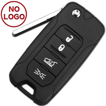 JEEP-CIR3 - Clé Compatible Jeep Rénégade 2014-2020 sans Keyless