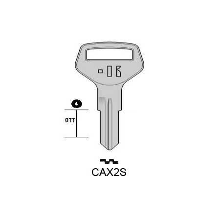 CAX2S - CLES PLATES ACIER KEYLINE S/CAX1R J/CSB-1D