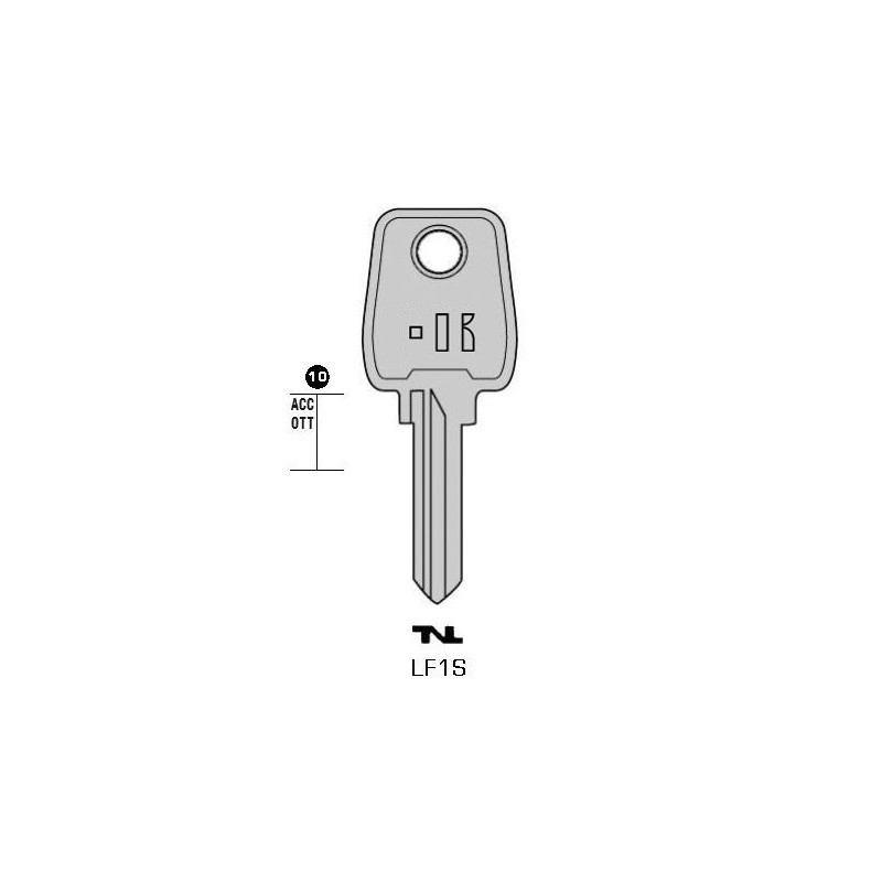 LF1S - KEYLINE STEEL FLAT KEYS S/EU1R J/EU-1 | | DE LA LÍNEA CLAVE SILCA | JMA | KEYFIRST