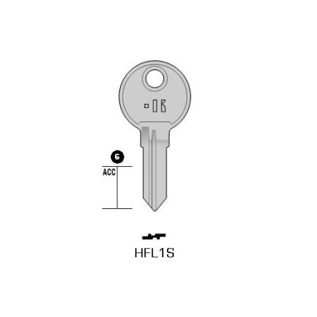 HFL1S - CLES PLATES ACIER KEYLINE S/HF75