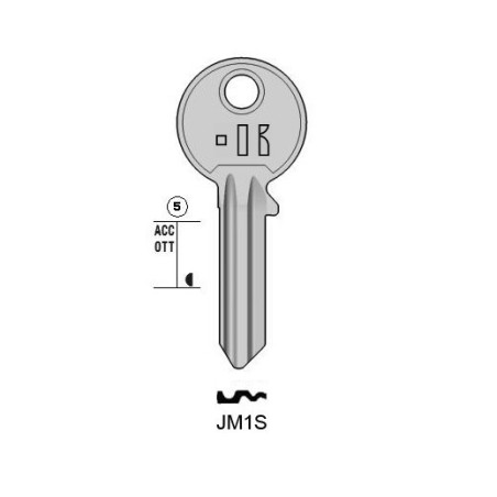 JM1S - CLES PLATES ACIER KEYLINE S/JM1R J/JPM-1I