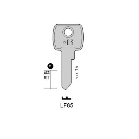 CLES PLATES ACIER KEYLINE S/LF4 J/LF-6