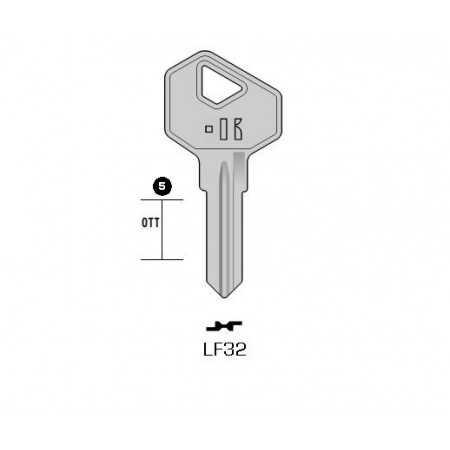 LF32 - CLES PLATES ACIER KEYLINE S/LF37 J/LF-10