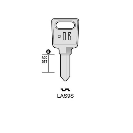 LAS9S - CLES PLATES ACIER KEYLINE S/LS13 J/LAS-FH