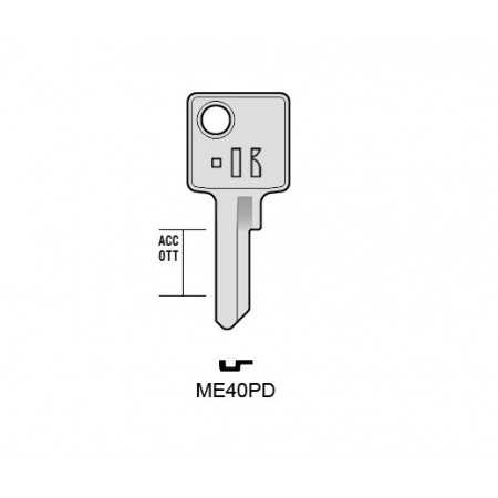 ME40PD - CLES PLATES ACIER KEYLINE S/MER2 J/MER-15