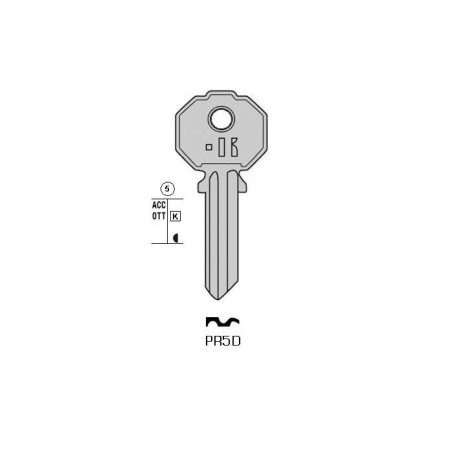 PR5D - CLES PLATES ACIER KEYLINE S/PF210 J/PR-5D