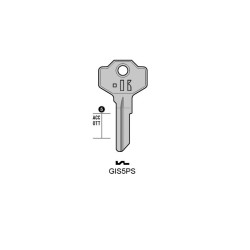 GIS5PS - KEYLINE STEEL FLAT KEYS S/SM1, IBF1R J/GIU-1 | | DE LA LÍNEA CLAVE SILCA | JMA | KEYFIRST