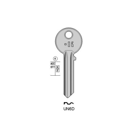 UN6D - CLES PLATES ACIER KEYLINE S/UL054 J/U-6D