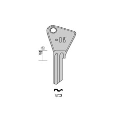 VC3 - CLES PLATES ACIER KEYLINE S/VAC3 J/VA-2