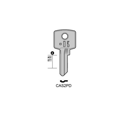 CAS2PD - CLES PLATES ACIER KEYLINE S/CIS2 J/CIS-3