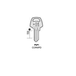 COR4PD - CLES PLATES ACIER KEYLINE S/CB4 J/COR-30
