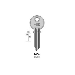 CV3S - CLES PLATES ACIER KEYLINE S/CS18 J/CVL-5I