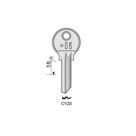 CY2S - CLES PLATES ACIER KEYLINE S/CA2 J/CA-4I