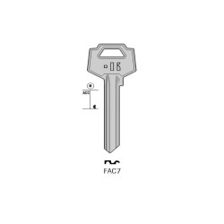 CLES PLATES ACIER KEYLINE J/FAC-11D