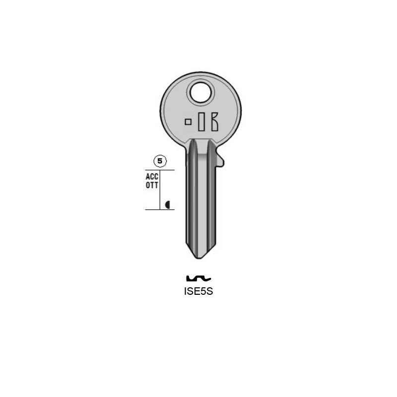 CLES PLATES ACIER KEYLINE S/IE6R J/IS-8