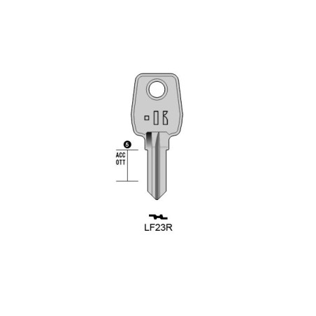 LF23R - CLES PLATES ACIER KEYLINE J/LF-29D